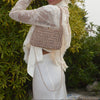 ÉCLAT XL — GOLD CRYSTAL BAG