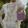 ÉCLAT — PINK & MAUVE CRYSTAL BAG