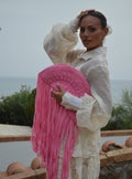 ALLEGRA — FRINGE CROCHET BAG