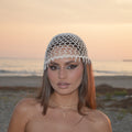 Mesh Crochet Hat –  Vanilla
