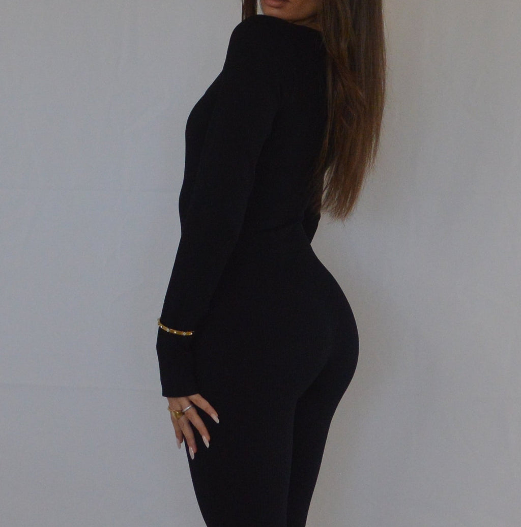 RIBBED JUMPSUIT