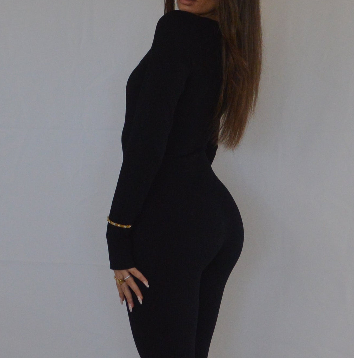 RIBBED JUMPSUIT
