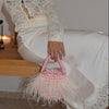 CAROLE — Mini Bag in Piume di Struzzo