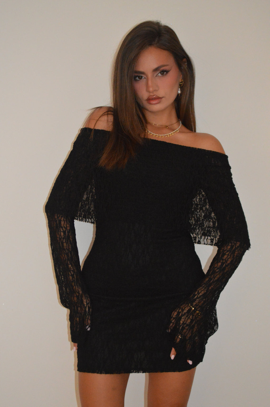 Mini Dress Lola in Pizzo