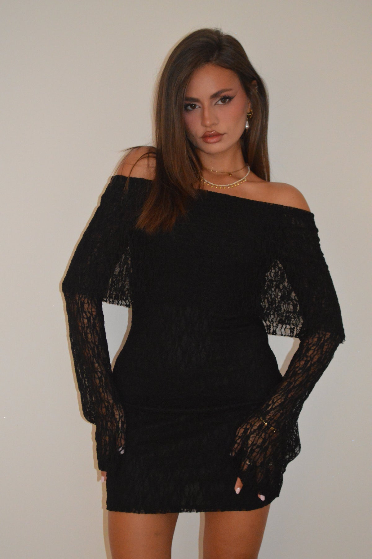 Mini Dress Lola in Pizzo