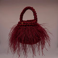 HARLOW — Mini Bag in Piume di Struzzo