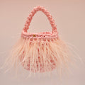 CAROLE — Mini Bag in Piume di Struzzo