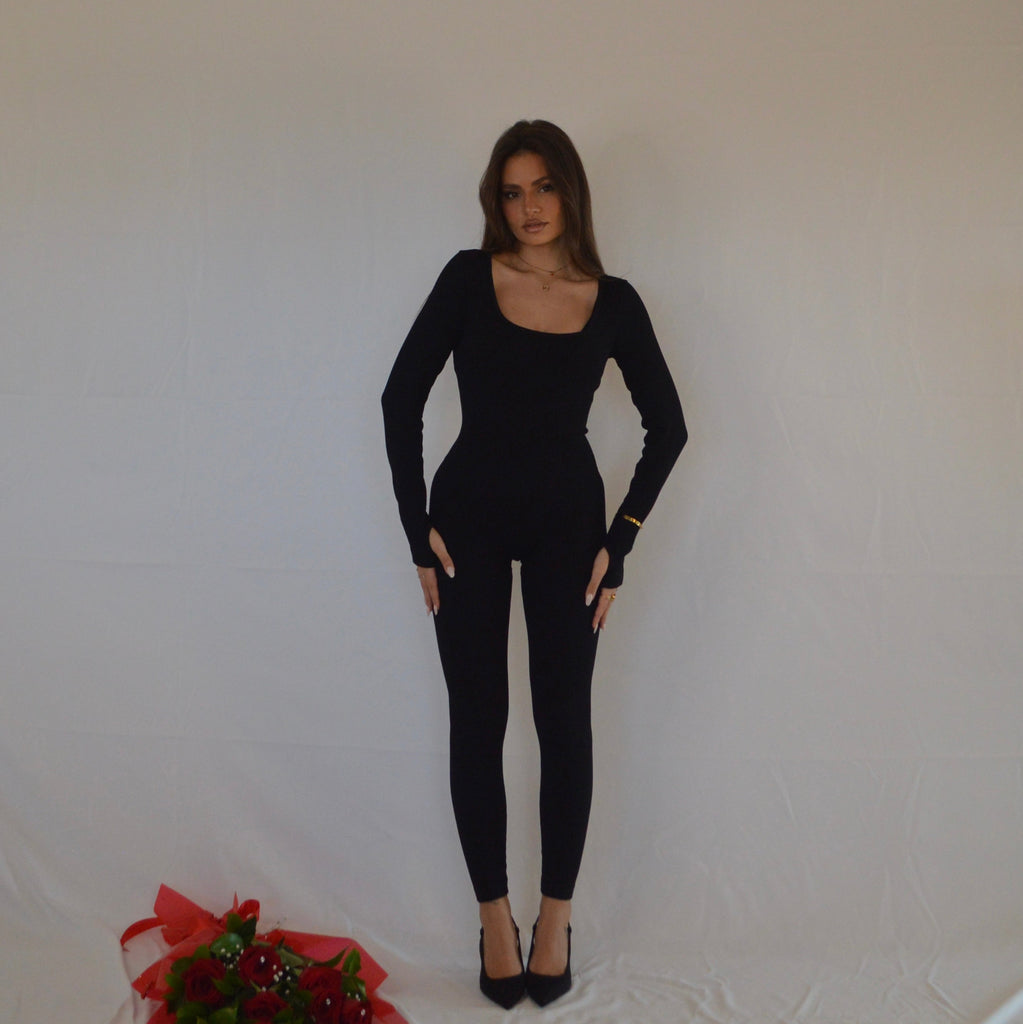 RIBBED JUMPSUIT